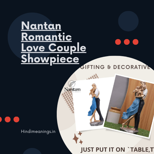 Nantan Romantic Love Couple Showpiece